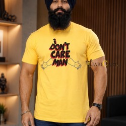 I Don't Care T-Shirt (Lemon)