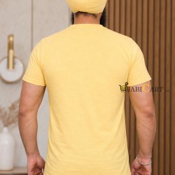 I Don't Care T-Shirt (Lemon)