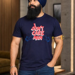 I Don't Care T-Shirt (Navy)