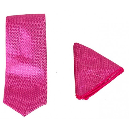 Pink Tie & Pocket Square