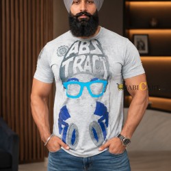 HeadPhone T-Shirt (Grey)